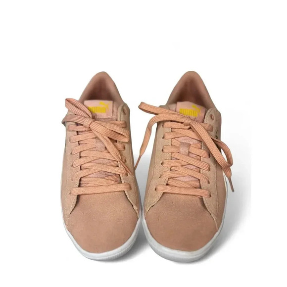 Puma Women's Vikky v3 Pink Suede Casual Shoes Sneakers Size 5.5 - Picture 1 of 7